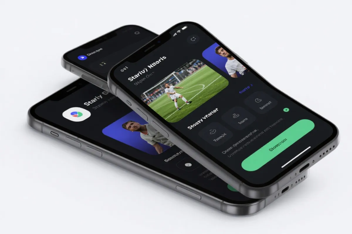 APP 界面预览：直播页